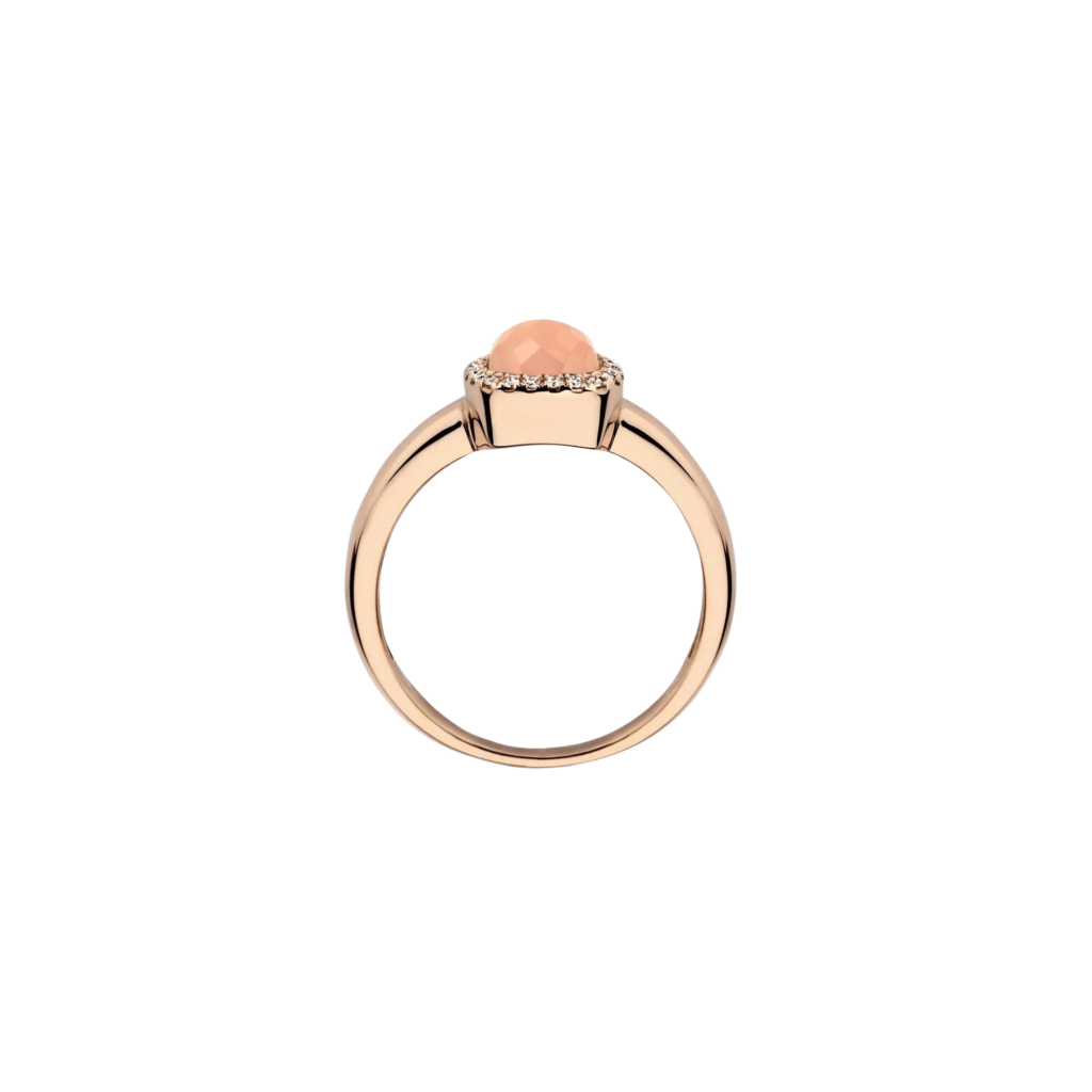 Tirisi Jewelry Milano Sweeties ring roodgoud met diamant - TR9624GUQP - #2 Tirisi Jewelry Milano Sweeties ring roodgoud met diamant - TR9624GUQP - #2