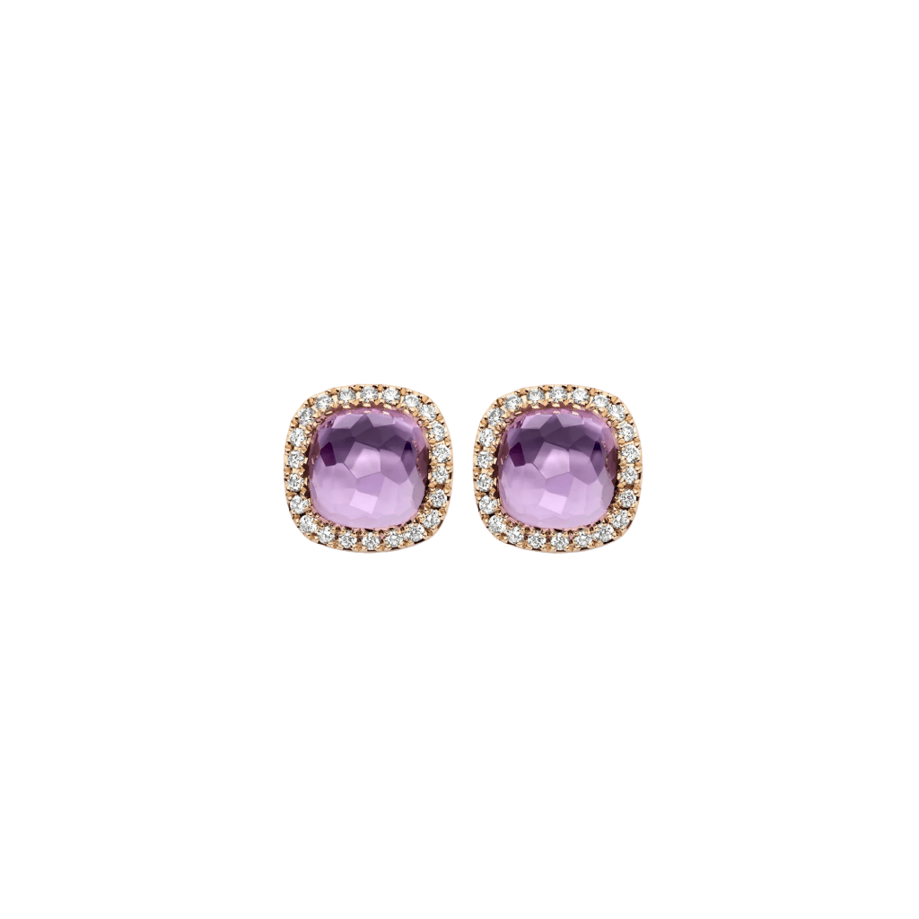 Tirisi Jewelry Milano Sweeties oorsieraad roodgoud met diamant - TE9226SAMP - #1 Tirisi Jewelry Milano Sweeties oorsieraad roodgoud met diamant - TE9226SAMP - #1