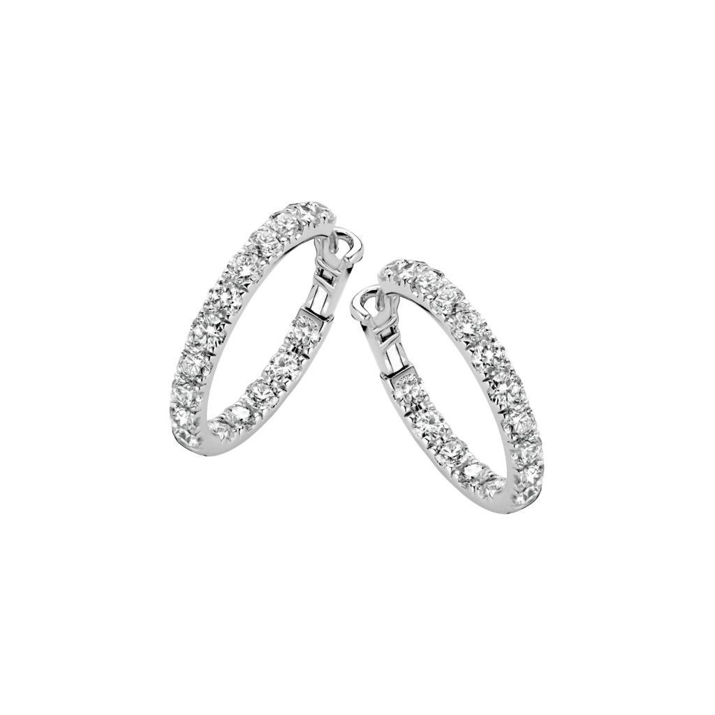 Schaap en Citroen Diamonds oorsieraad witgoud met diamant - #1 Schaap en Citroen Diamonds oorsieraad witgoud met diamant - #1