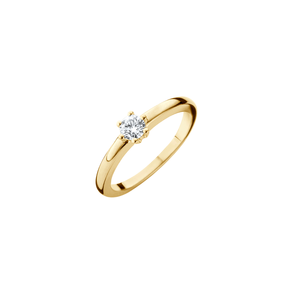 Schaap en Citroen Diamonds ring geelgoud met diamant - #2 Schaap en Citroen Diamonds ring geelgoud met diamant - #2