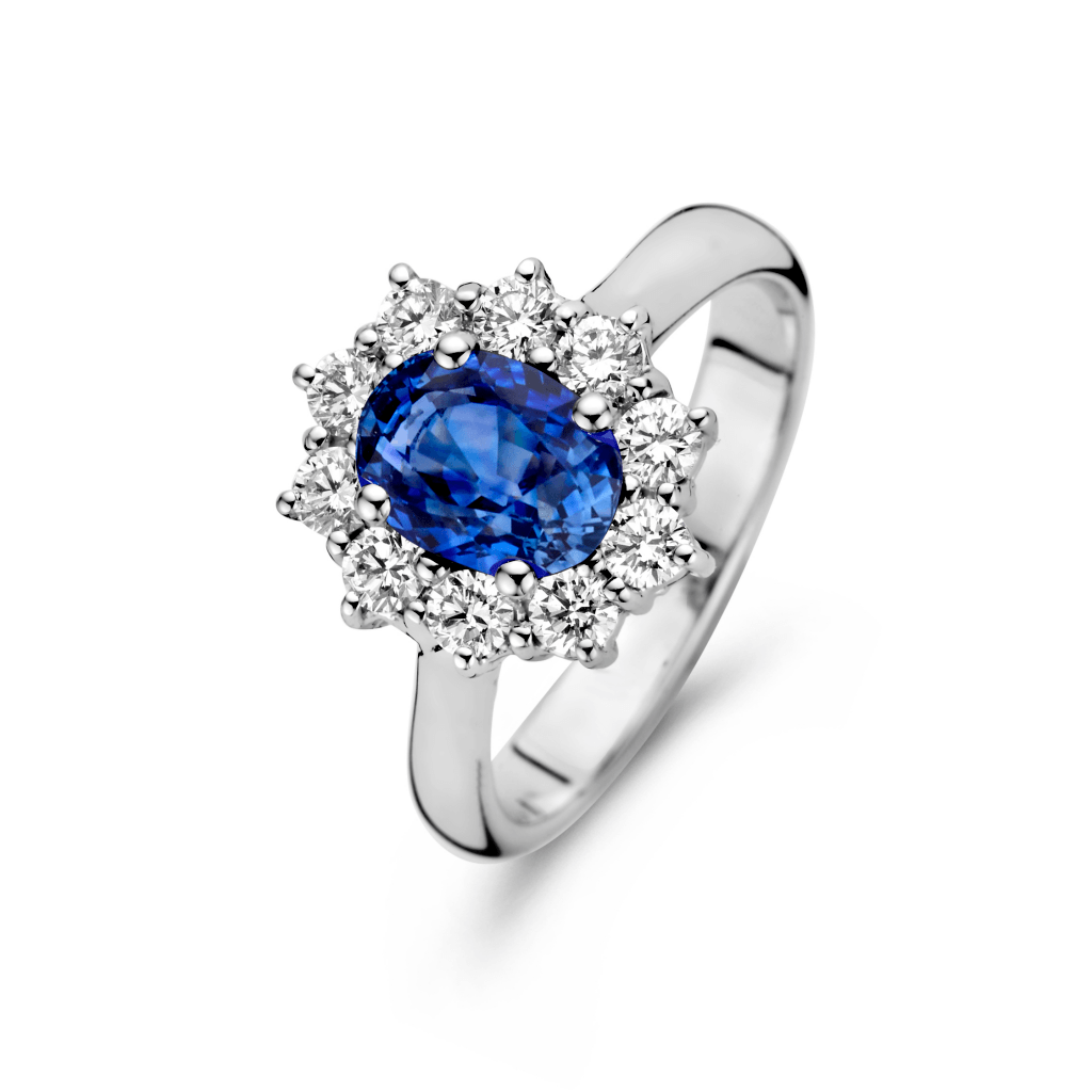 Schaap en Citroen Colours ring witgoud met diamant - #2 Schaap en Citroen Colours ring witgoud met diamant - #2