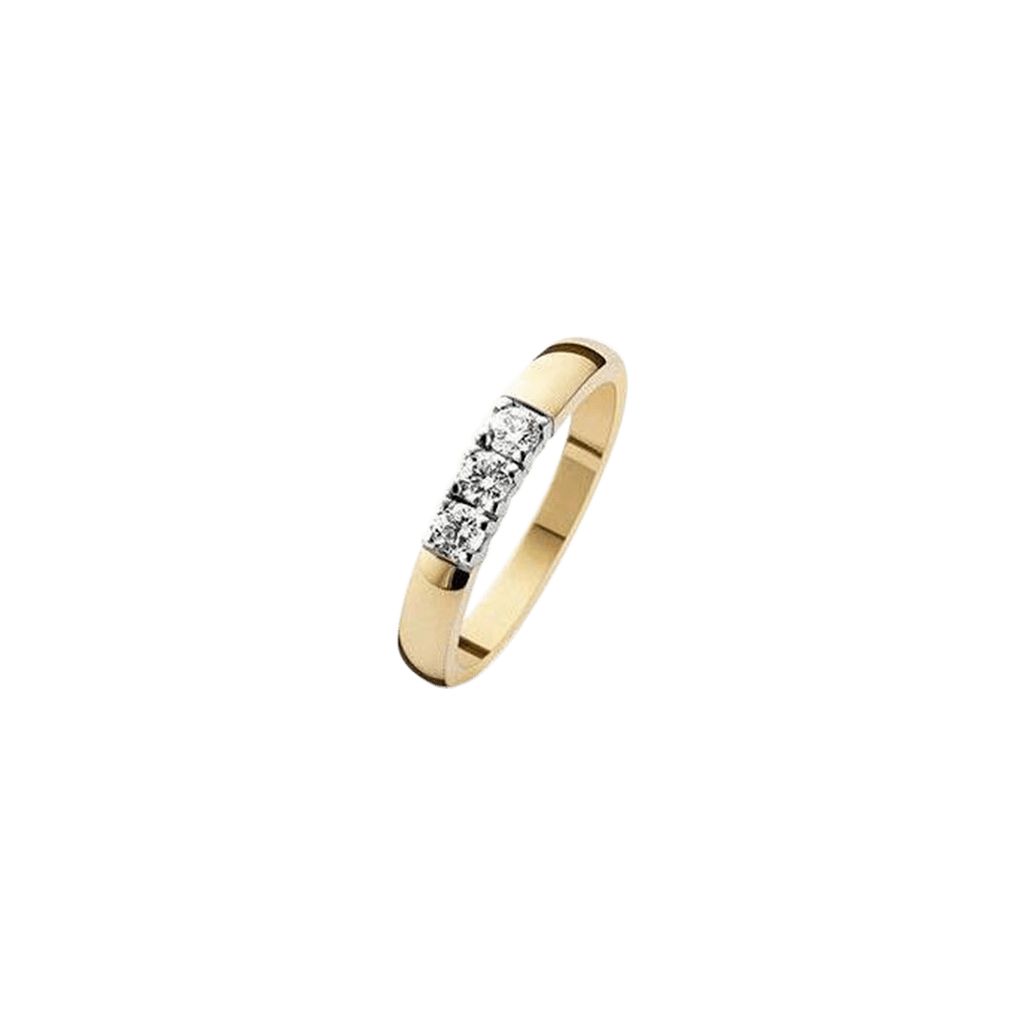 Schaap en Citroen Diamonds ring geelgoud met diamant - #1 Schaap en Citroen Diamonds ring geelgoud met diamant - #1