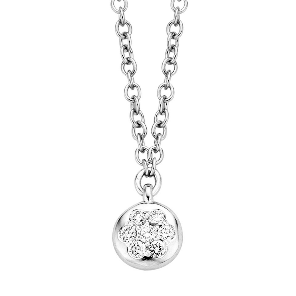 Schaap en Citroen Diamonds collier witgoud met diamant - #3 Schaap en Citroen Diamonds collier witgoud met diamant - #3
