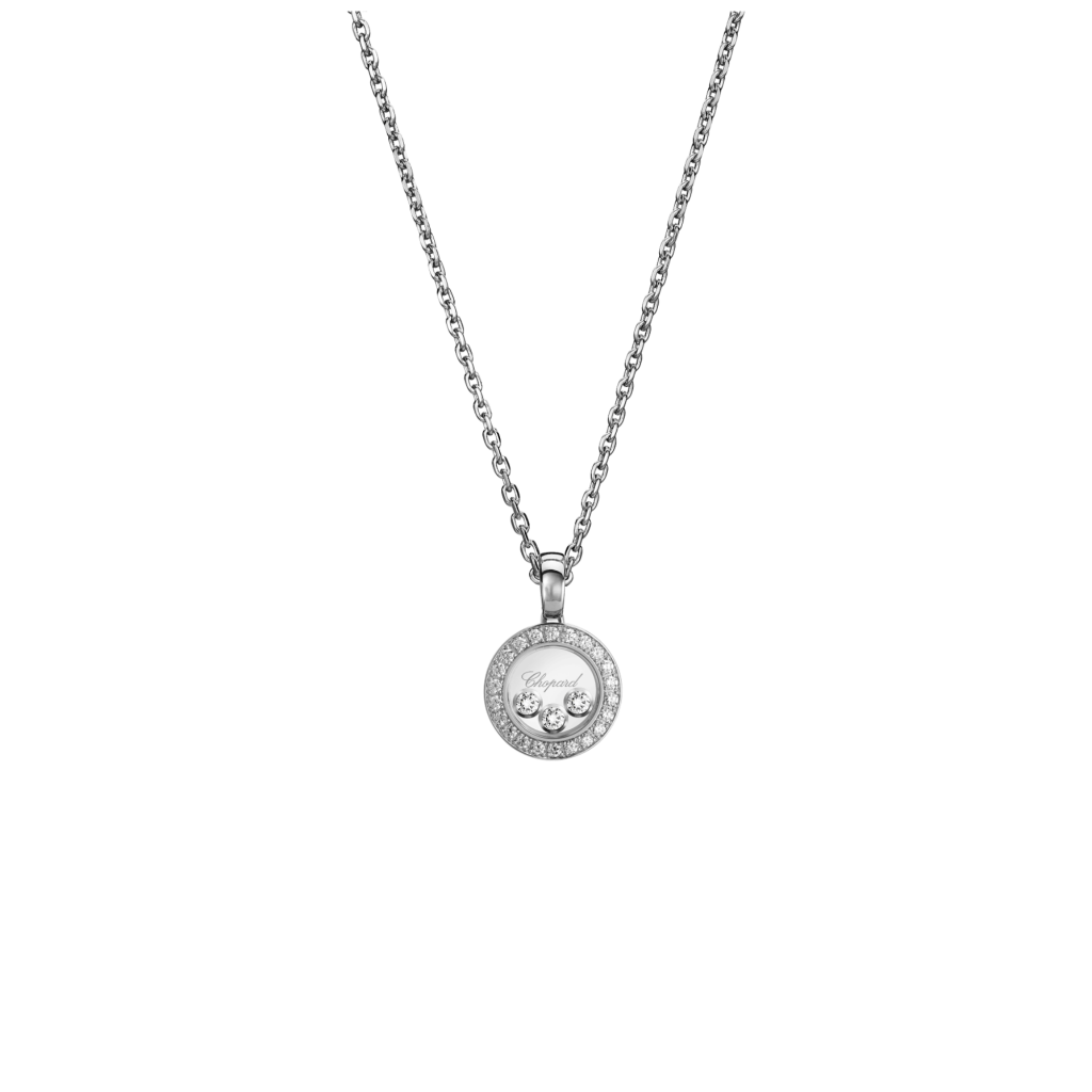 Chopard Happy Diamonds Icons Round collier witgoud met diamant - 79A018-1201 - #1 Chopard Happy Diamonds Icons Round collier witgoud met diamant - 79A018-1201 - #1