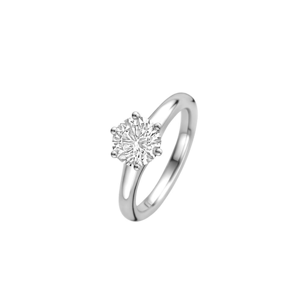Schaap en Citroen Diamonds ring witgoud met diamant - #1 Schaap en Citroen Diamonds ring witgoud met diamant - #1