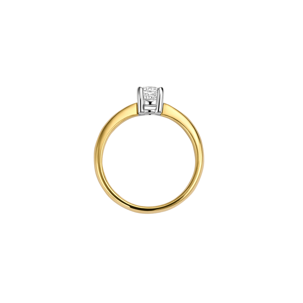 Schaap en Citroen Diamonds ring geelgoud met diamant - #3 Schaap en Citroen Diamonds ring geelgoud met diamant - #3