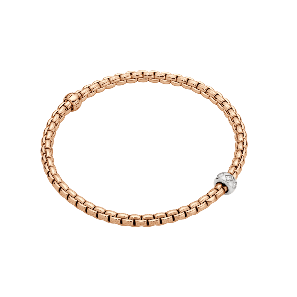 FOPE Eka armband roodgoud met diamant - 73101BX_BB_R_XBX_00M - #1 FOPE Eka armband roodgoud met diamant - 73101BX_BB_R_XBX_00M - #1