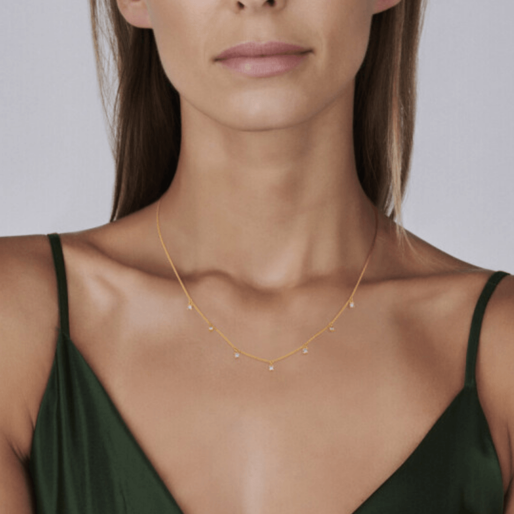 Schaap en Citroen Diamonds collier geelgoud met diamant - #2 Schaap en Citroen Diamonds collier geelgoud met diamant - #2