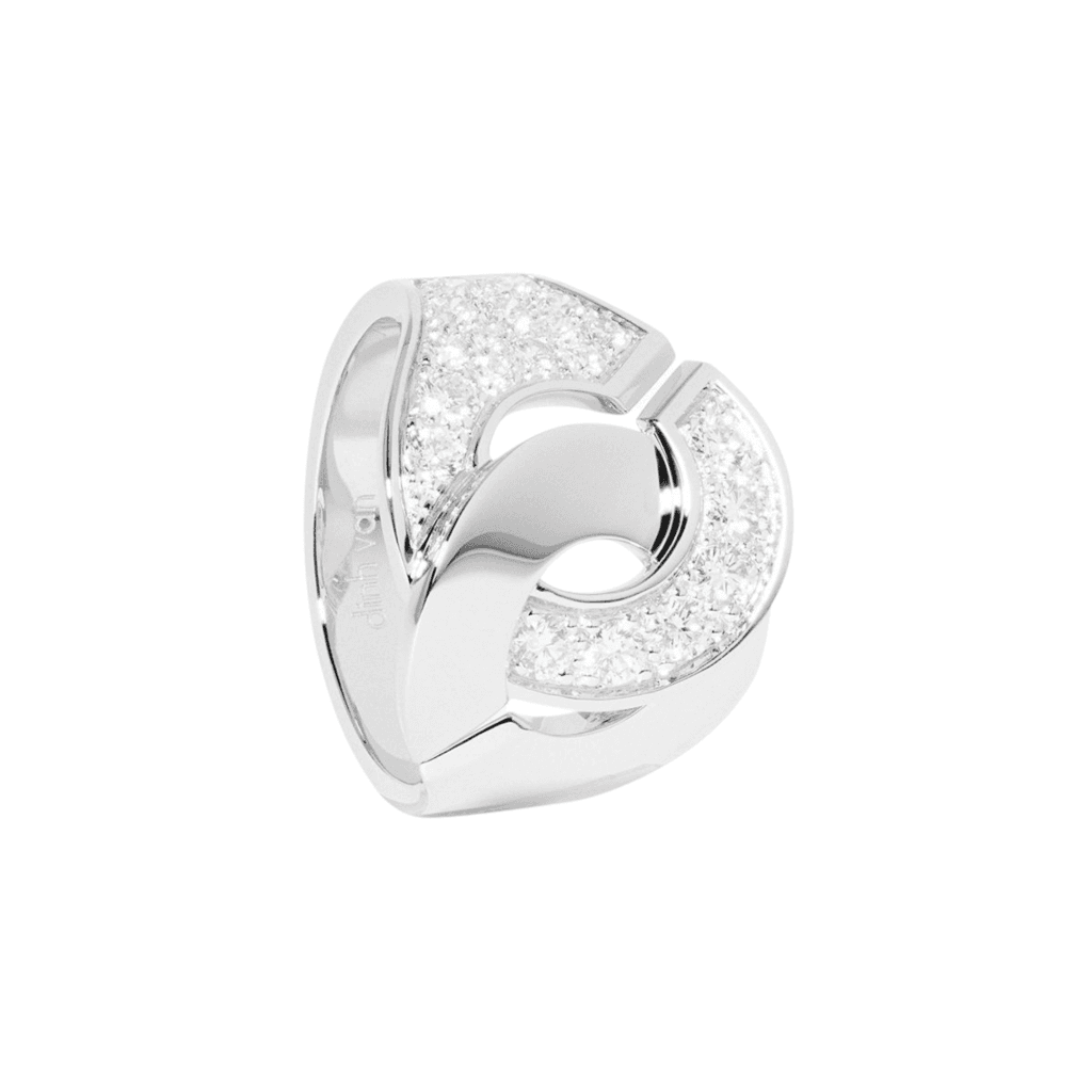 dinh van Menottes dinh van ring witgoud met diamant - 267304 - #2 dinh van Menottes dinh van ring witgoud met diamant - 267304 - #2
