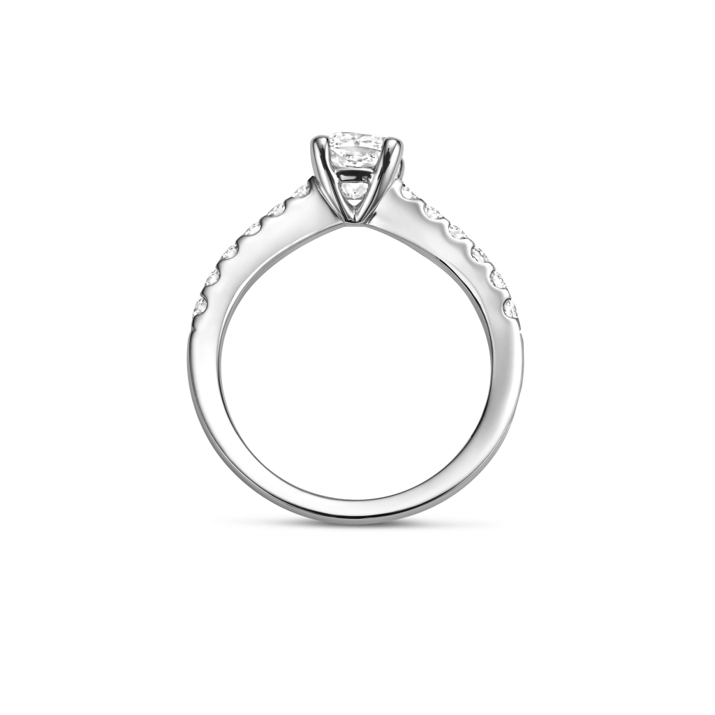 Schaap en Citroen Diamonds ring witgoud met diamant - #4 Schaap en Citroen Diamonds ring witgoud met diamant - #4
