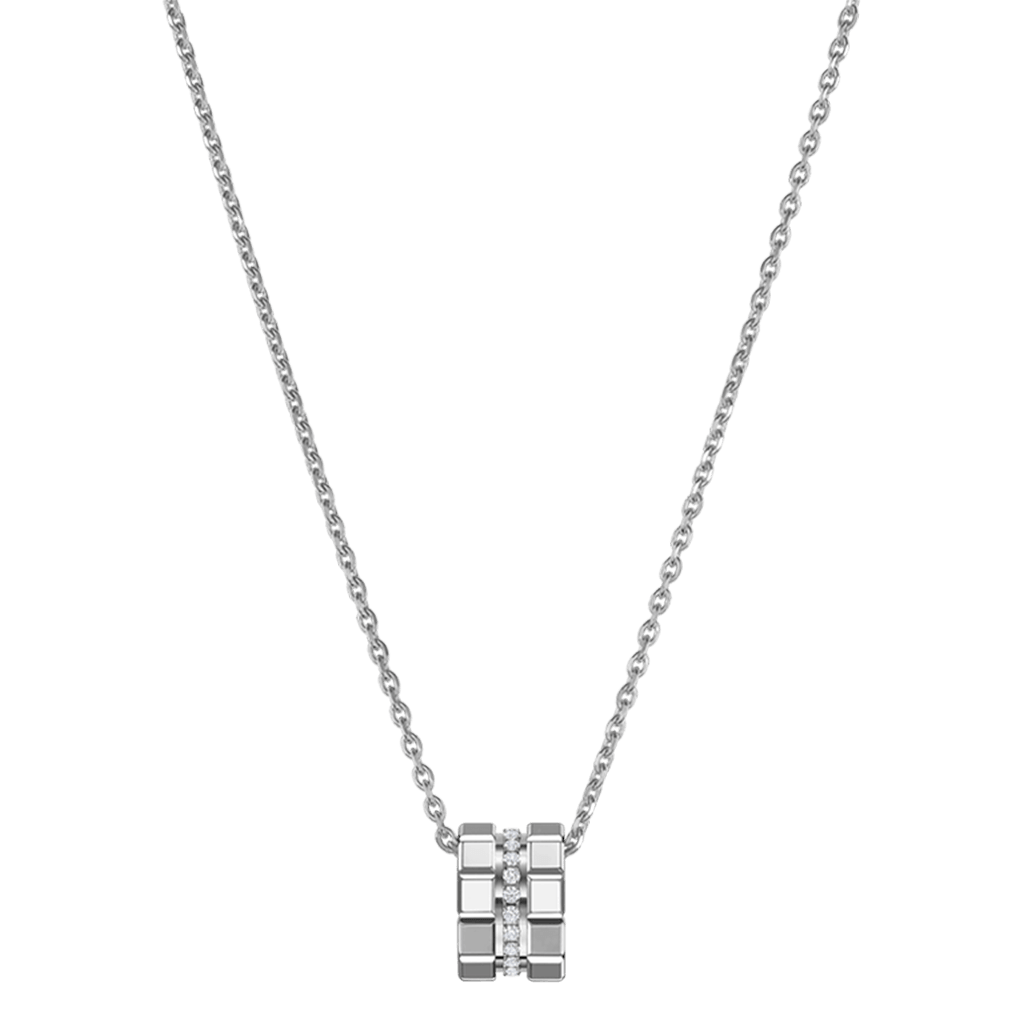 Chopard Ice Cube Mini collier witgoud met diamant - 797005-1003 - #4 Chopard Ice Cube Mini collier witgoud met diamant - 797005-1003 - #4