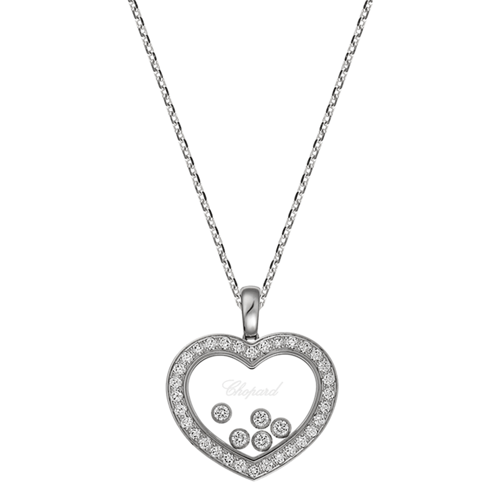Chopard Happy Diamonds Icons Heart collier witgoud met diamant - 79A038-1201 - #2 Chopard Happy Diamonds Icons Heart collier witgoud met diamant - 79A038-1201 - #2