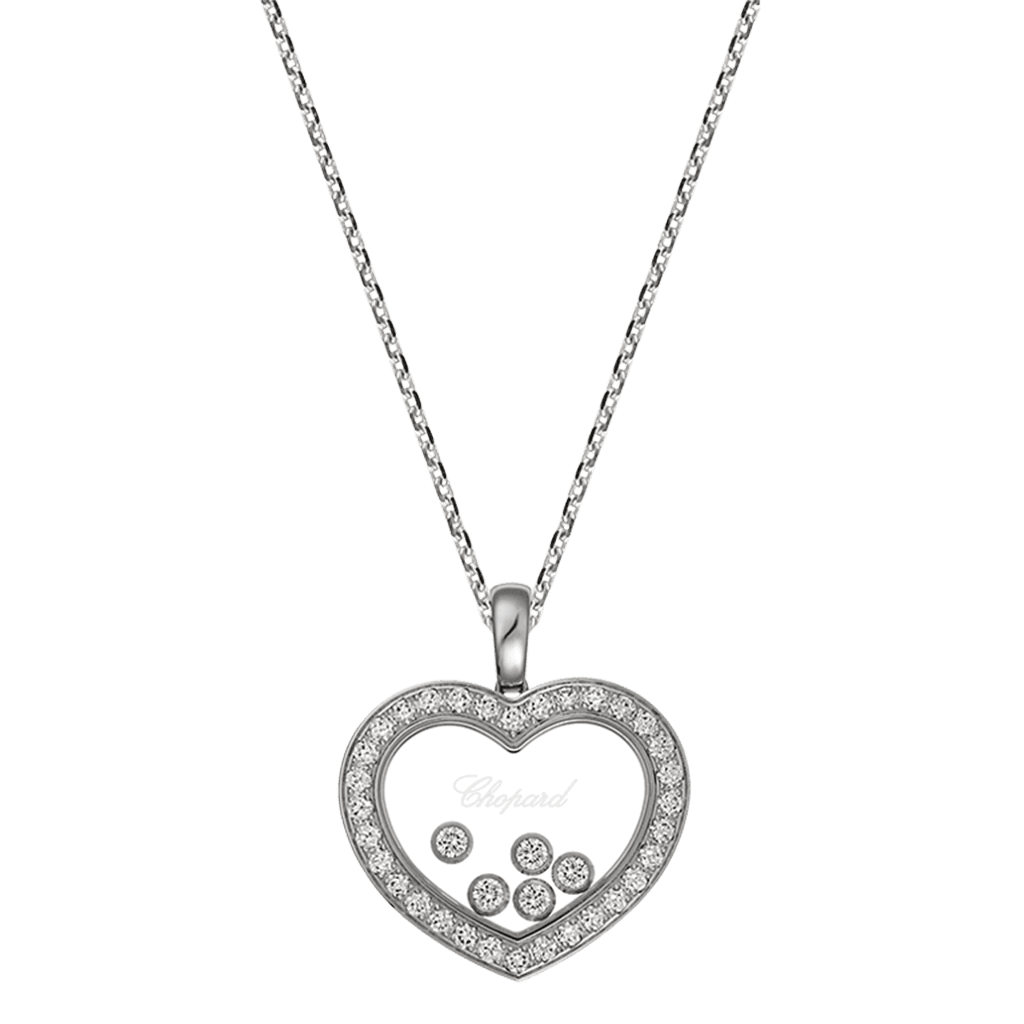 Chopard Happy Diamonds Icons Heart collier witgoud met diamant - 79A038-1201 - #2 Chopard Happy Diamonds Icons Heart collier witgoud met diamant - 79A038-1201 - #2