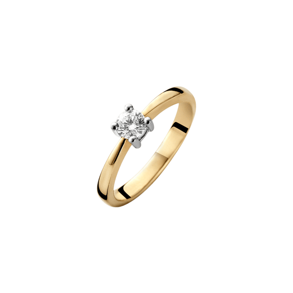 Schaap en Citroen Diamonds ring geelgoud met diamant - #1 Schaap en Citroen Diamonds ring geelgoud met diamant - #1