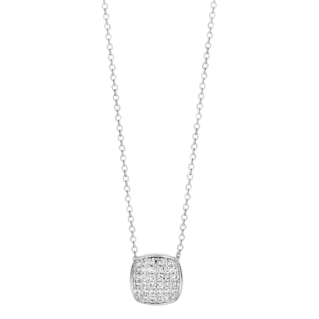 Tirisi Jewelry Amsterdam Stackables collier witgoud met diamant - TN2092DW - #2 Tirisi Jewelry Amsterdam Stackables collier witgoud met diamant - TN2092DW - #2