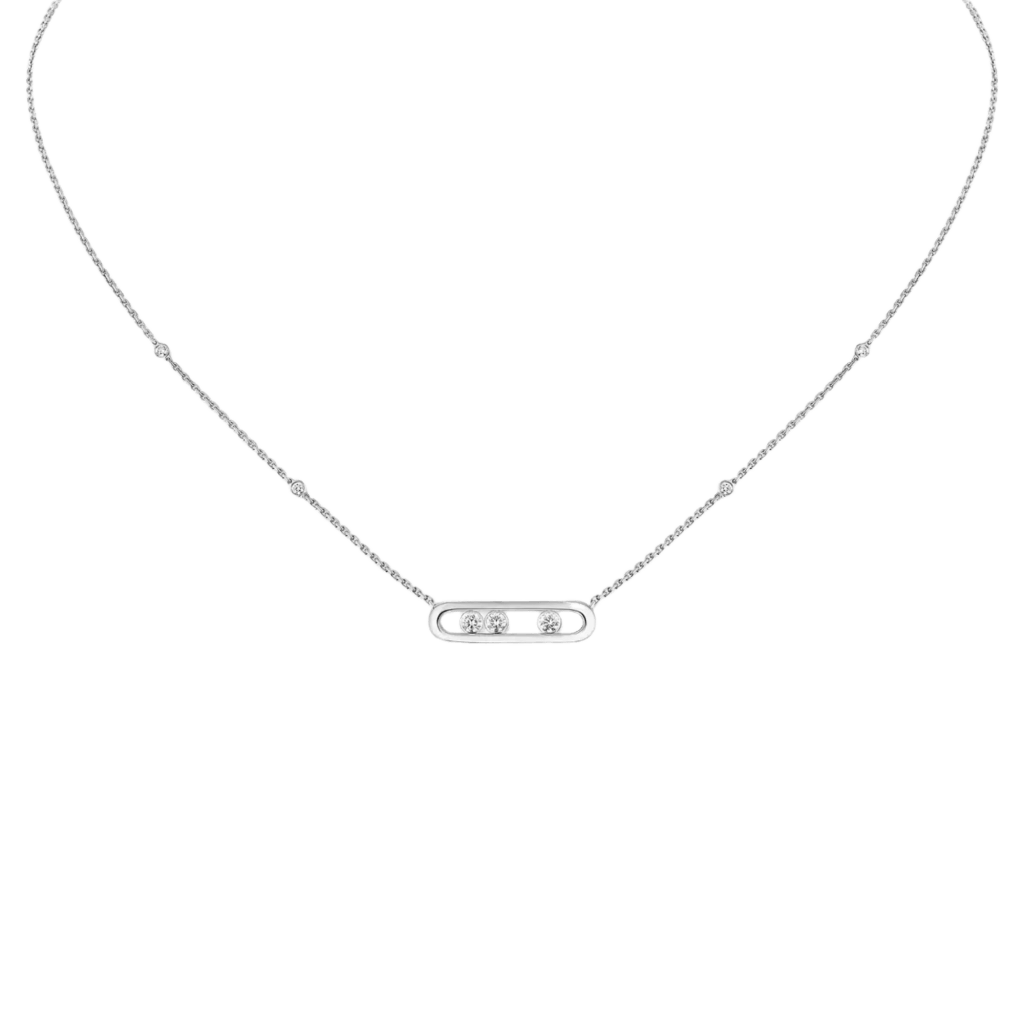 Messika Move Classique Small Model collier witgoud met diamant - 4323-WG - #1 Messika Move Classique Small Model collier witgoud met diamant - 4323-WG - #1