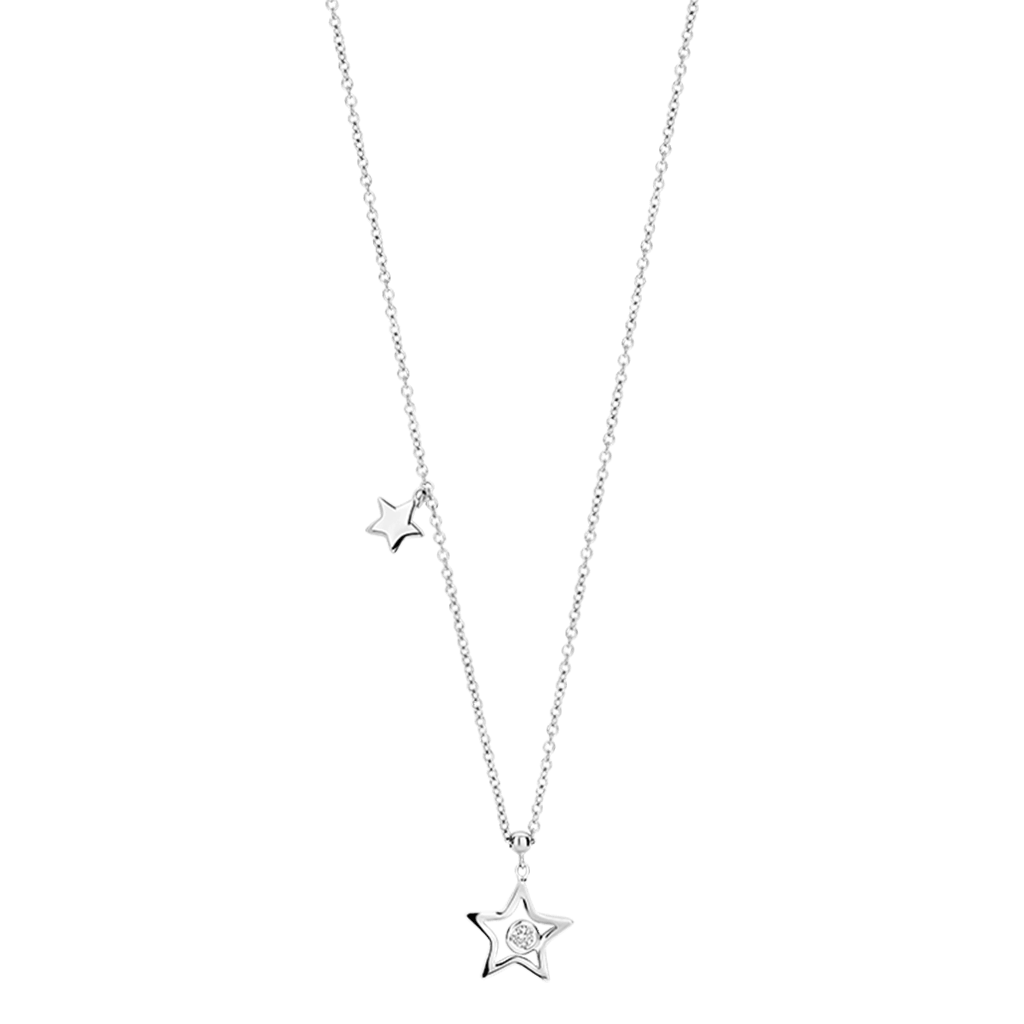 Schaap en Citroen Diamonds collier witgoud met diamant - #2 Schaap en Citroen Diamonds collier witgoud met diamant - #2