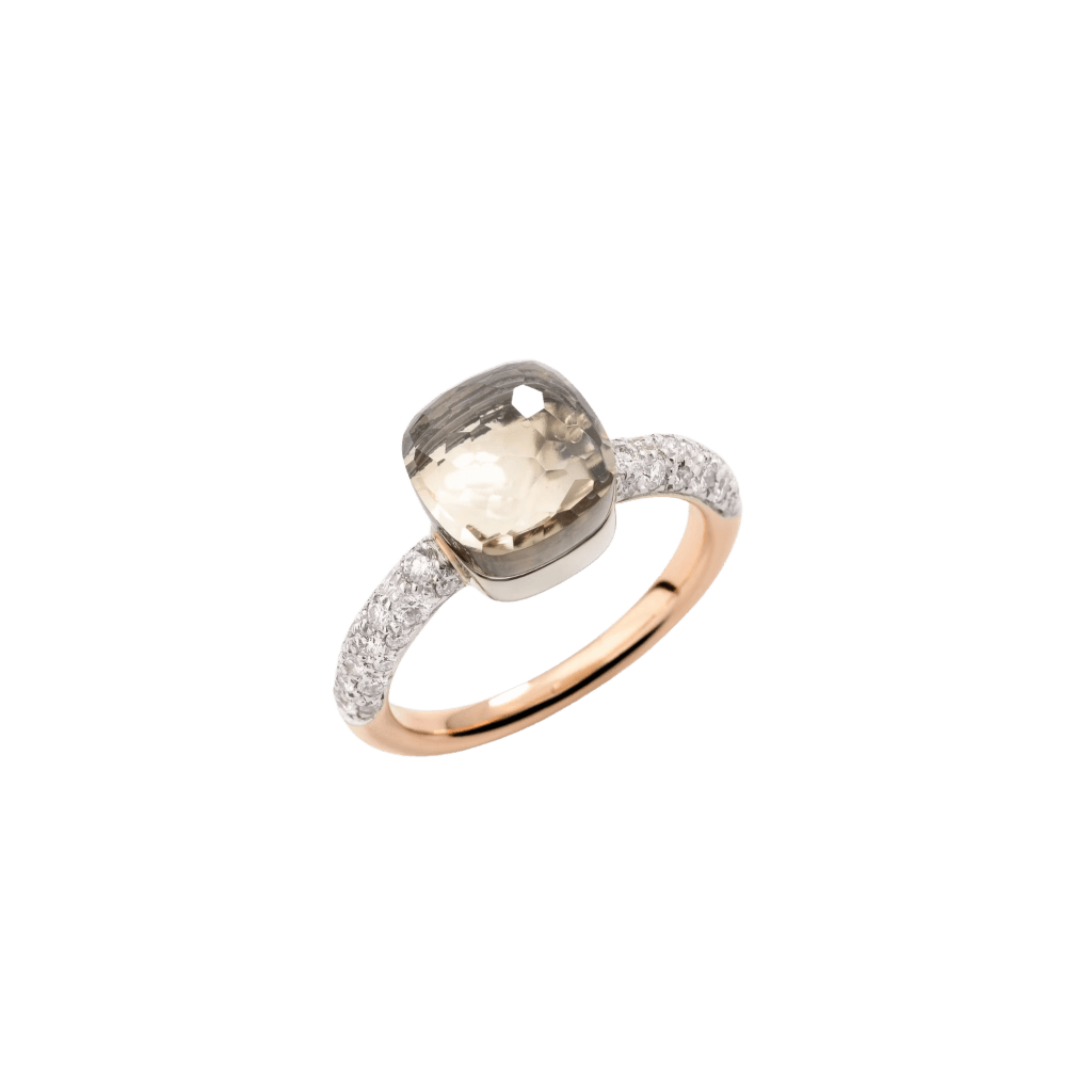 Pomellato Nudo Petit ring roodgoud met diamant - PAB7040 O6WHR DB0TB - #1 Pomellato Nudo Petit ring roodgoud met diamant - PAB7040 O6WHR DB0TB - #1