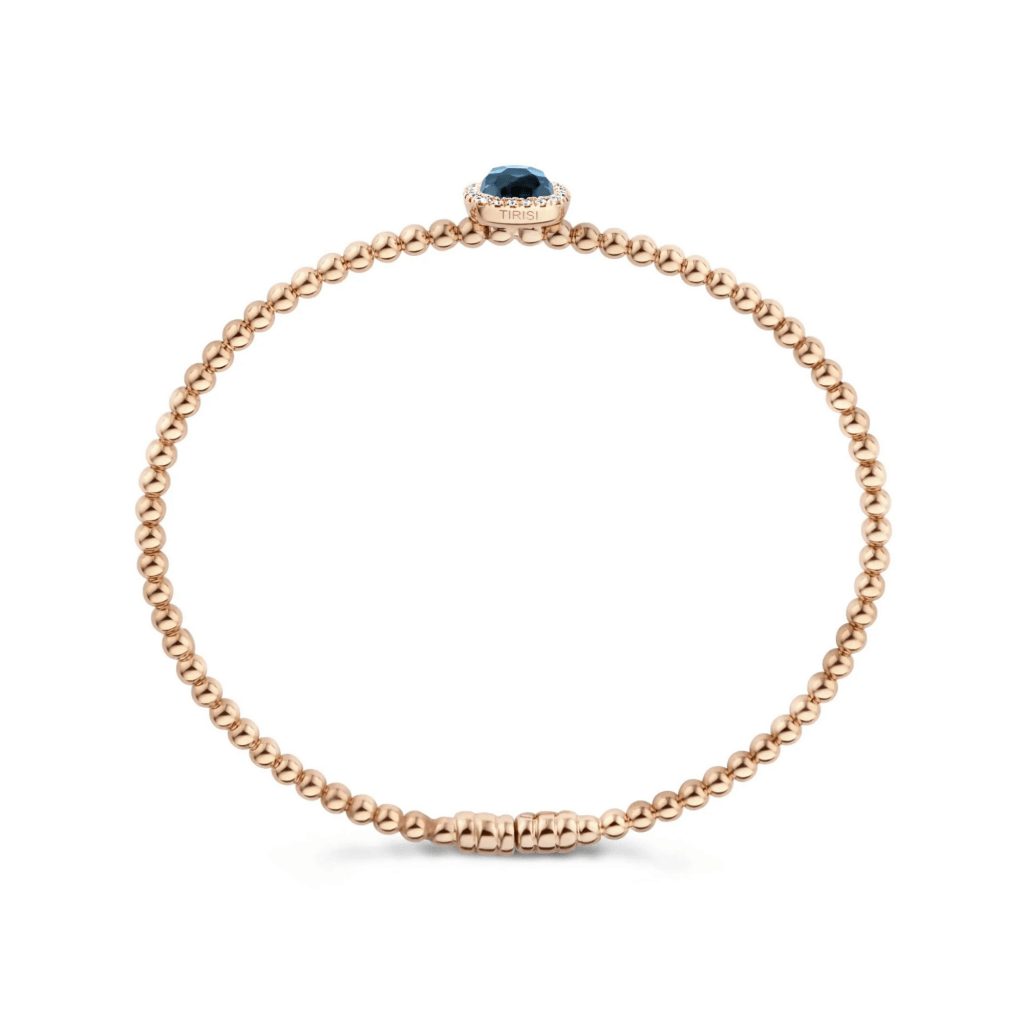 Tirisi Jewelry Milano Tre armband roodgoud met diamant - TB2181-1LBTP - #4 Tirisi Jewelry Milano Tre armband roodgoud met diamant - TB2181-1LBTP - #4