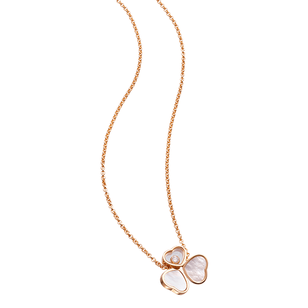 Chopard Happy Diamonds Happy Hearts collier roodgoud met diamant - 81A083-5311 - #4 Chopard Happy Diamonds Happy Hearts collier roodgoud met diamant - 81A083-5311 - #4