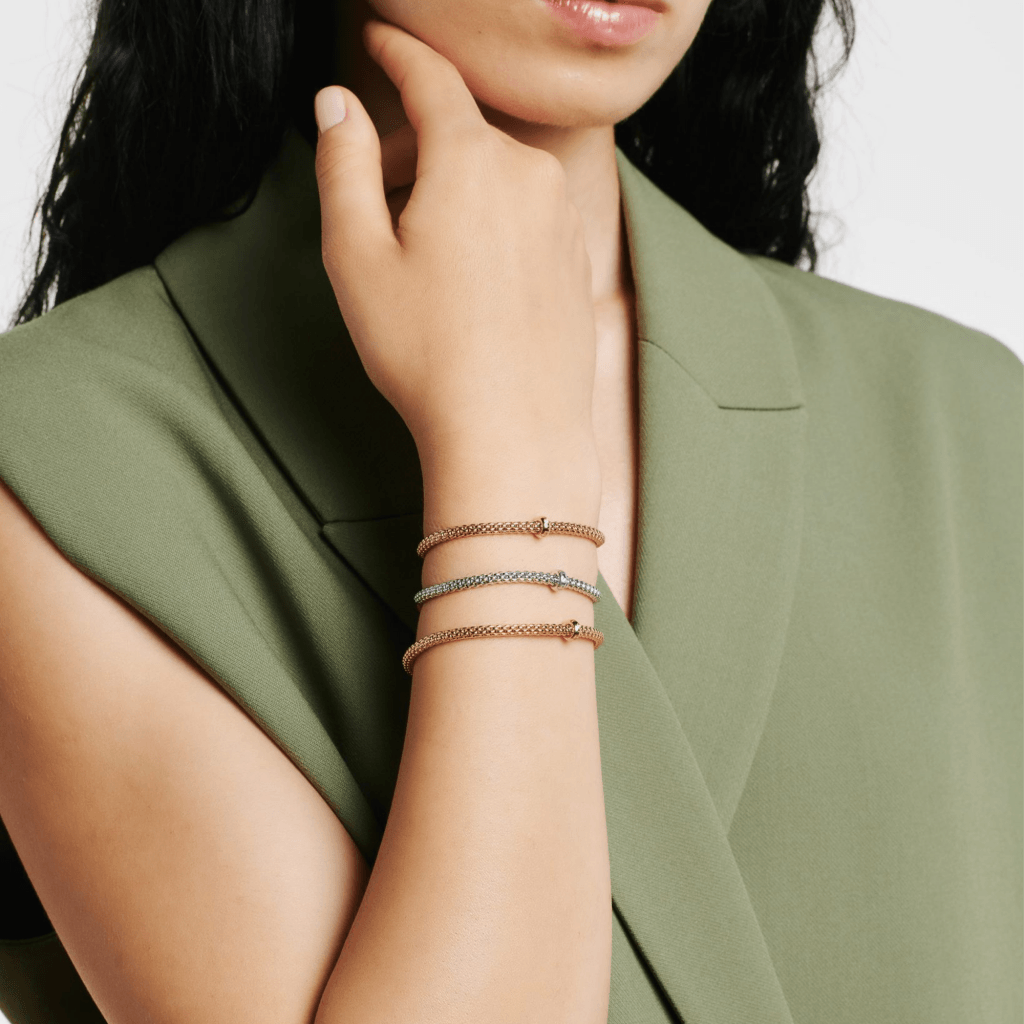 FOPE Prima armband roodgoud met diamant - 01M08BX_BB_R_XRX_00M - #5 FOPE Prima armband roodgoud met diamant - 01M08BX_BB_R_XRX_00M - #5