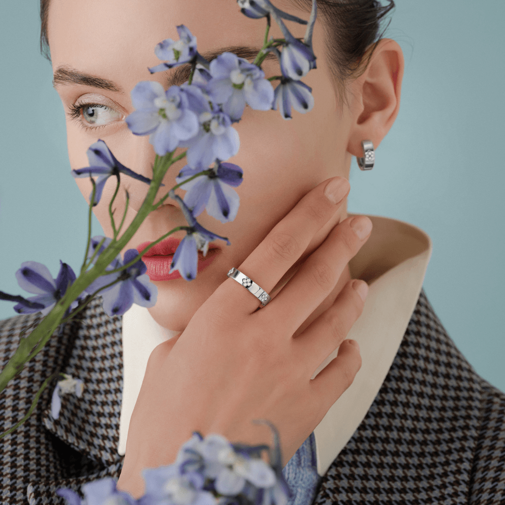 Roberto Coin Love In Verona ring witgoud met diamant - ADR888RI2013 - #4 Roberto Coin Love In Verona ring witgoud met diamant - ADR888RI2013 - #4