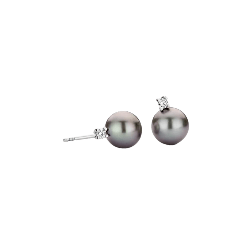 Schaap en Citroen Pearls oorsieraad witgoud met diamant - #3 Schaap en Citroen Pearls oorsieraad witgoud met diamant - #3