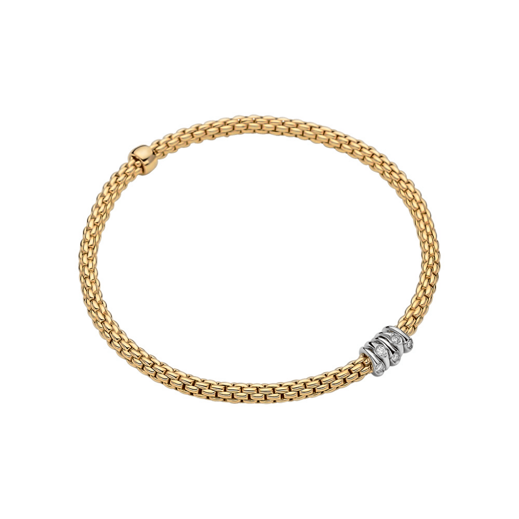 FOPE Prima armband geelgoud met diamant - 74608BX_BB_G_XBX_00L - #1 FOPE Prima armband geelgoud met diamant - 74608BX_BB_G_XBX_00L - #1