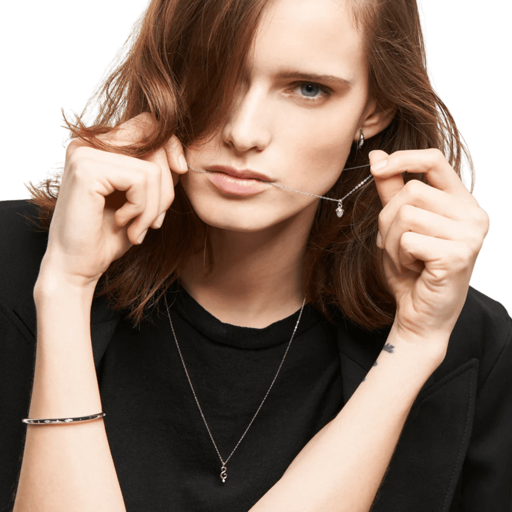 Tamara Comolli Mikado collier witgoud - N-MM-p-wg - #5 Tamara Comolli Mikado collier witgoud - N-MM-p-wg - #5