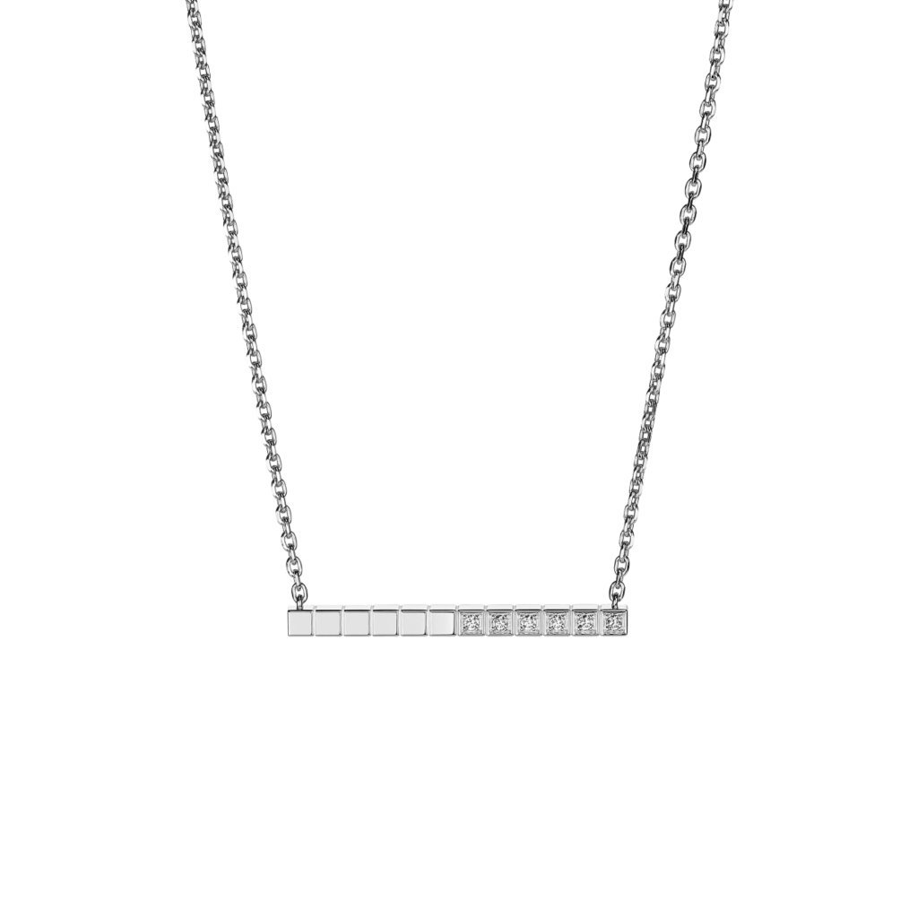Chopard Ice Cube collier witgoud met diamant - 817702-1002 - #1 Chopard Ice Cube collier witgoud met diamant - 817702-1002 - #1