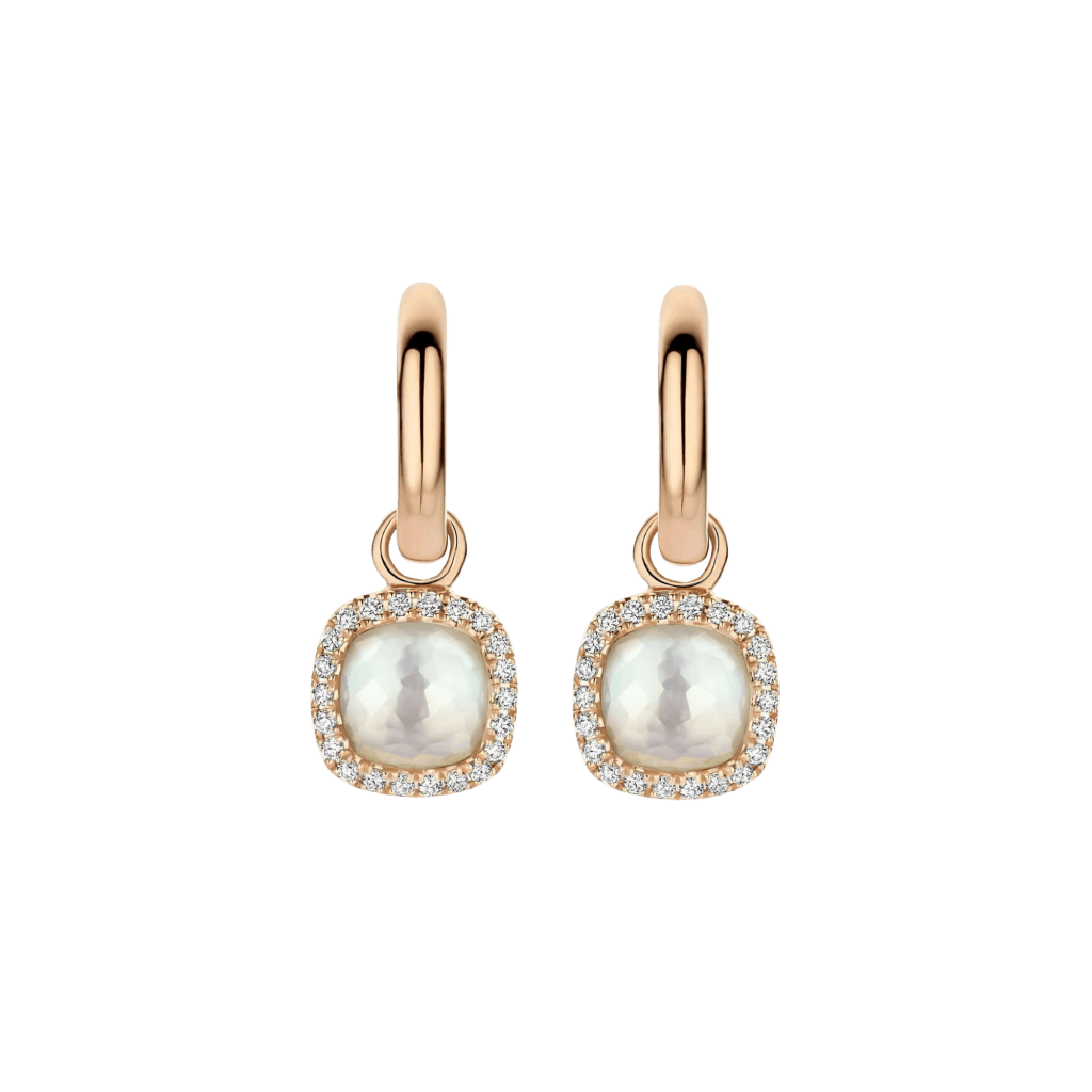 Tirisi Jewelry Milano Sweeties oorsieraad roodgoud met diamant - TE9317WQP - #1 Tirisi Jewelry Milano Sweeties oorsieraad roodgoud met diamant - TE9317WQP - #1
