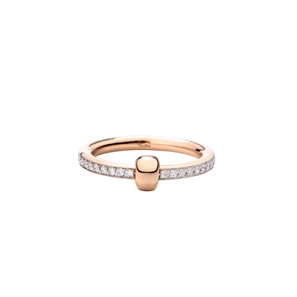 Pomellato Pomellato Together ring roodgoud met diamant - PAC4015 O7WHR DB000 - #5 Pomellato Pomellato Together ring roodgoud met diamant - PAC4015 O7WHR DB000 - #5