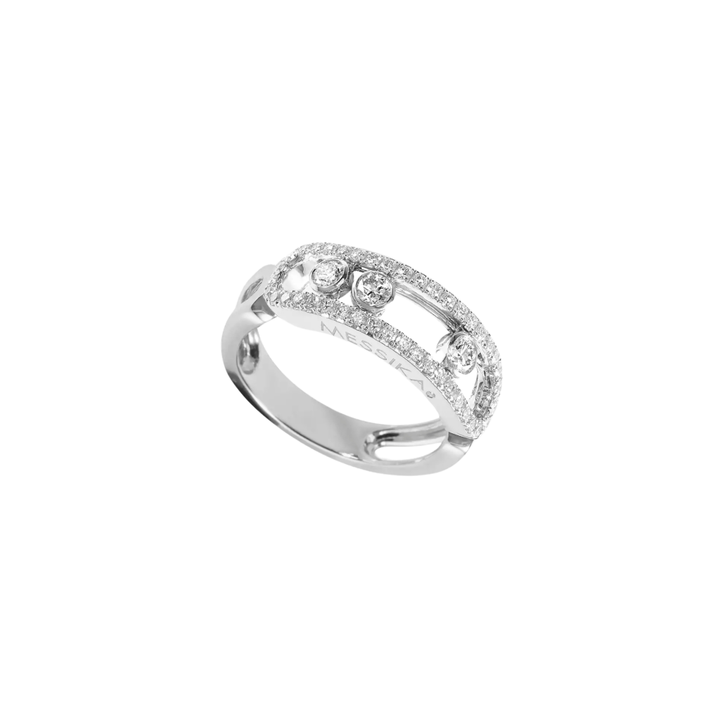 Messika Move Classic ring roodgoud met diamant - 4000-PG - #1 Messika Move Classic ring roodgoud met diamant - 4000-PG - #1
