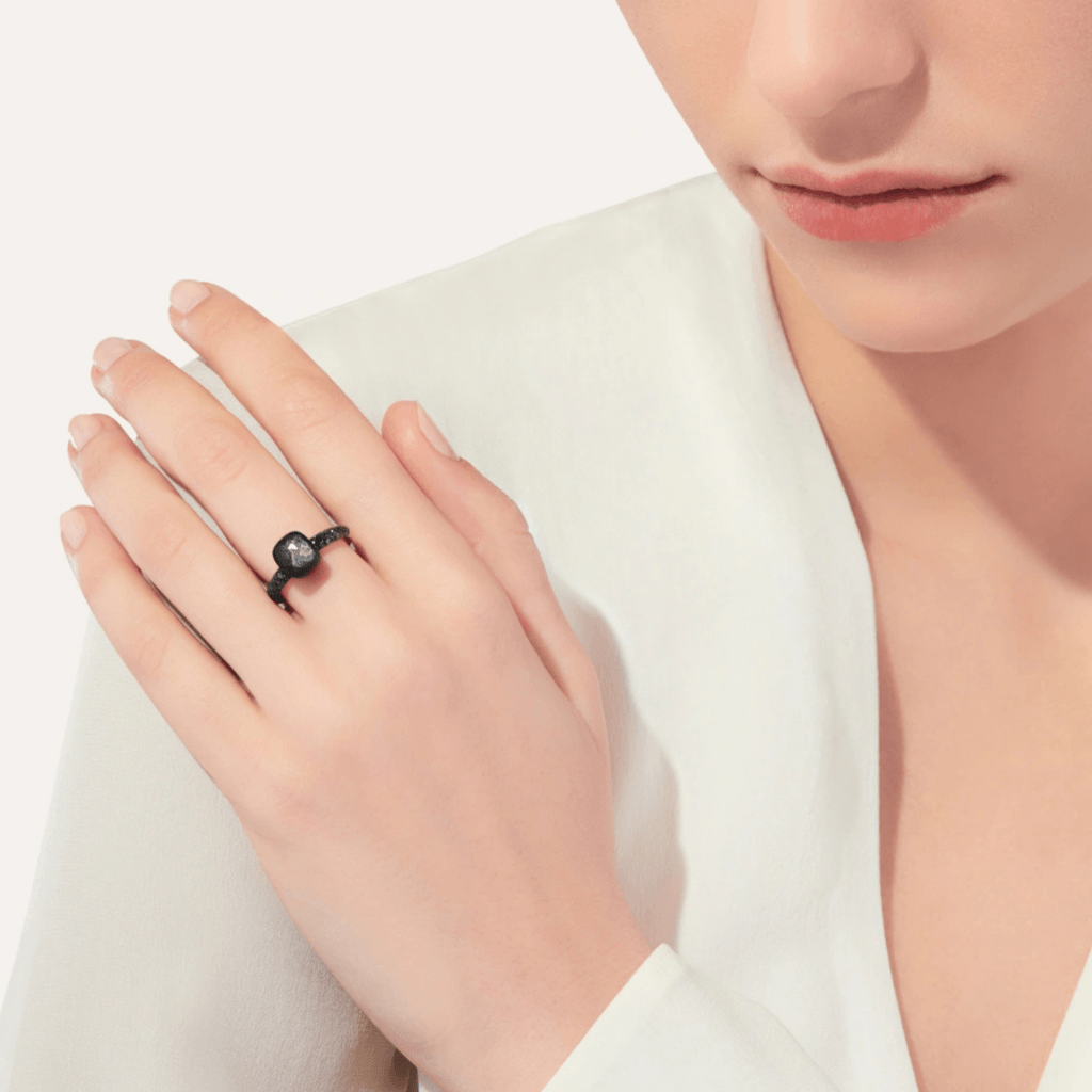 Pomellato Nudo Petit ring roodgoud met diamant - PAB7040 OT000 DBKOS - #5 Pomellato Nudo Petit ring roodgoud met diamant - PAB7040 OT000 DBKOS - #5