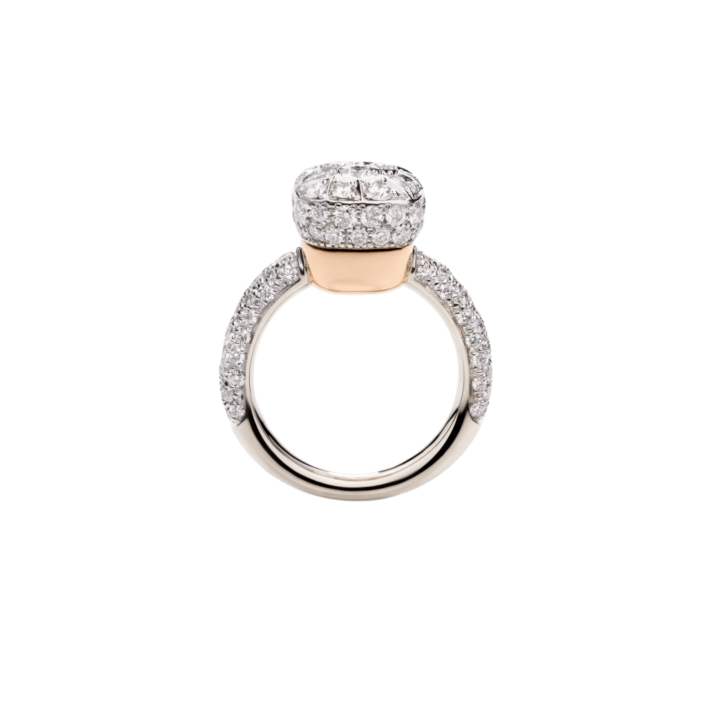 Pomellato Nudo Solitaire ring roodgoud met diamant - PAC2028 O6WHR DB000 - #3 Pomellato Nudo Solitaire ring roodgoud met diamant - PAC2028 O6WHR DB000 - #3