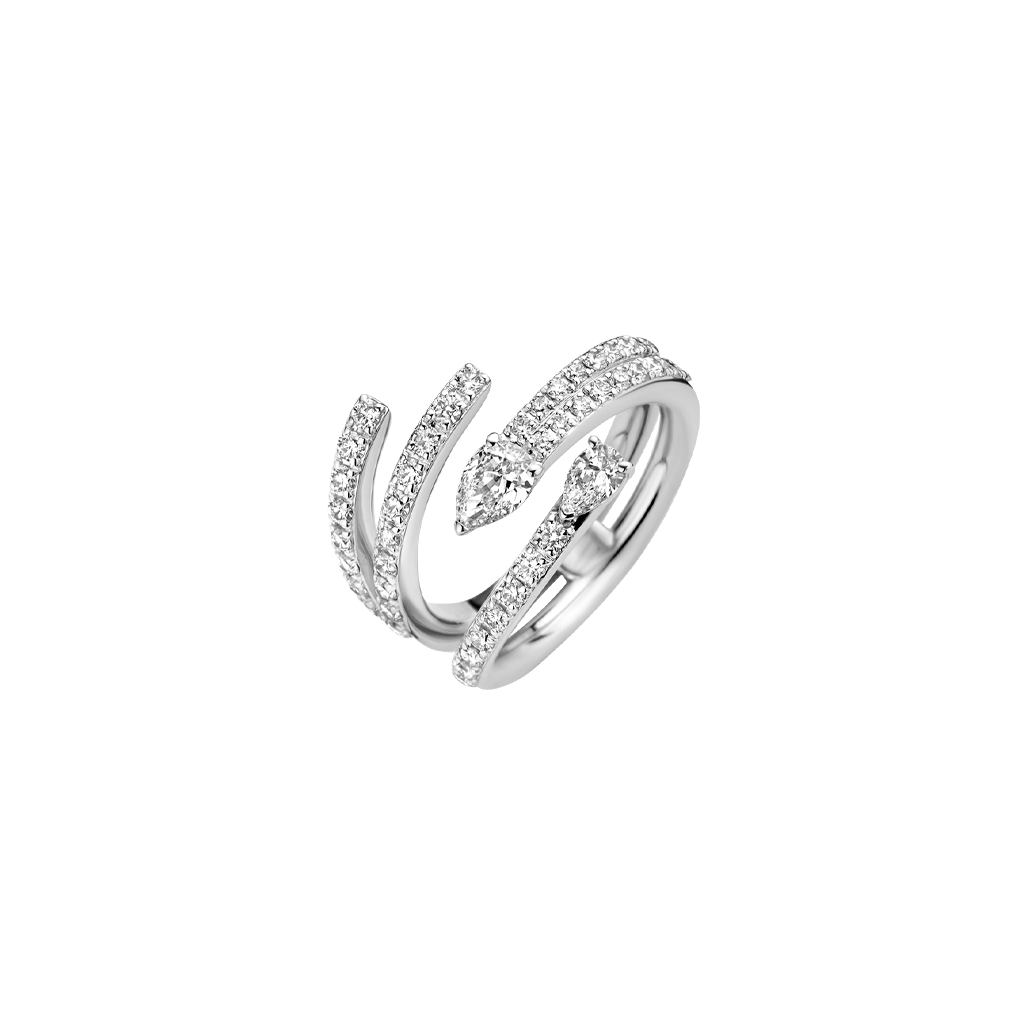 Schaap en Citroen Diamonds ring witgoud met diamant - #2 Schaap en Citroen Diamonds ring witgoud met diamant - #2