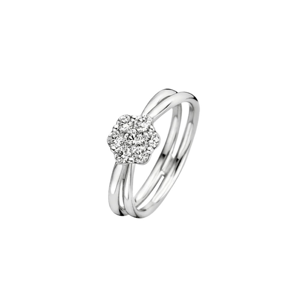 Schaap en Citroen Diamonds ring witgoud met diamant - #1 Schaap en Citroen Diamonds ring witgoud met diamant - #1