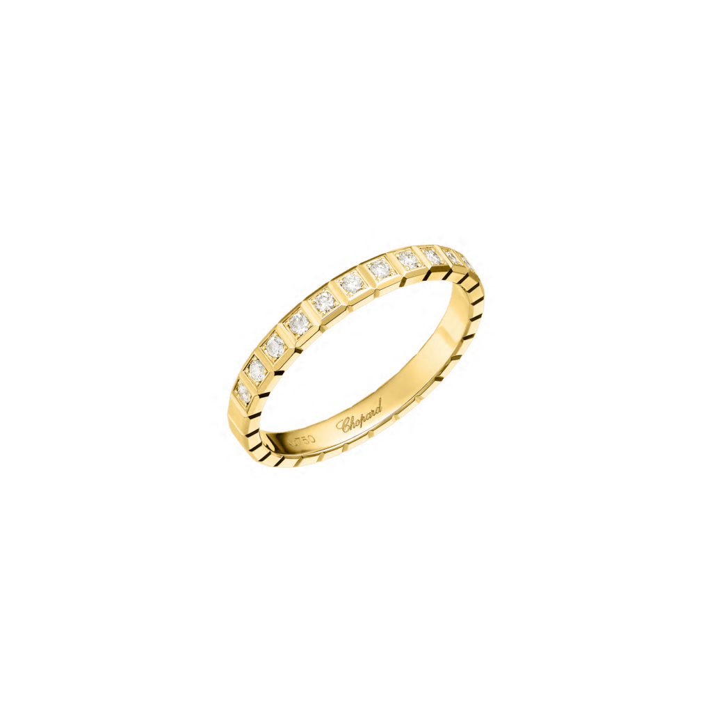 Chopard Ice Cube Mini ring geelgoud met diamant - 827702-0261 - #1 Chopard Ice Cube Mini ring geelgoud met diamant - 827702-0261 - #1