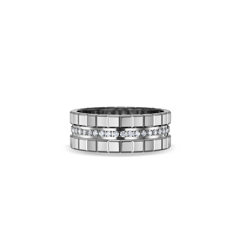 Chopard Ice Cube Mini ring witgoud met diamant - 827005-1042 - #5 Chopard Ice Cube Mini ring witgoud met diamant - 827005-1042 - #5
