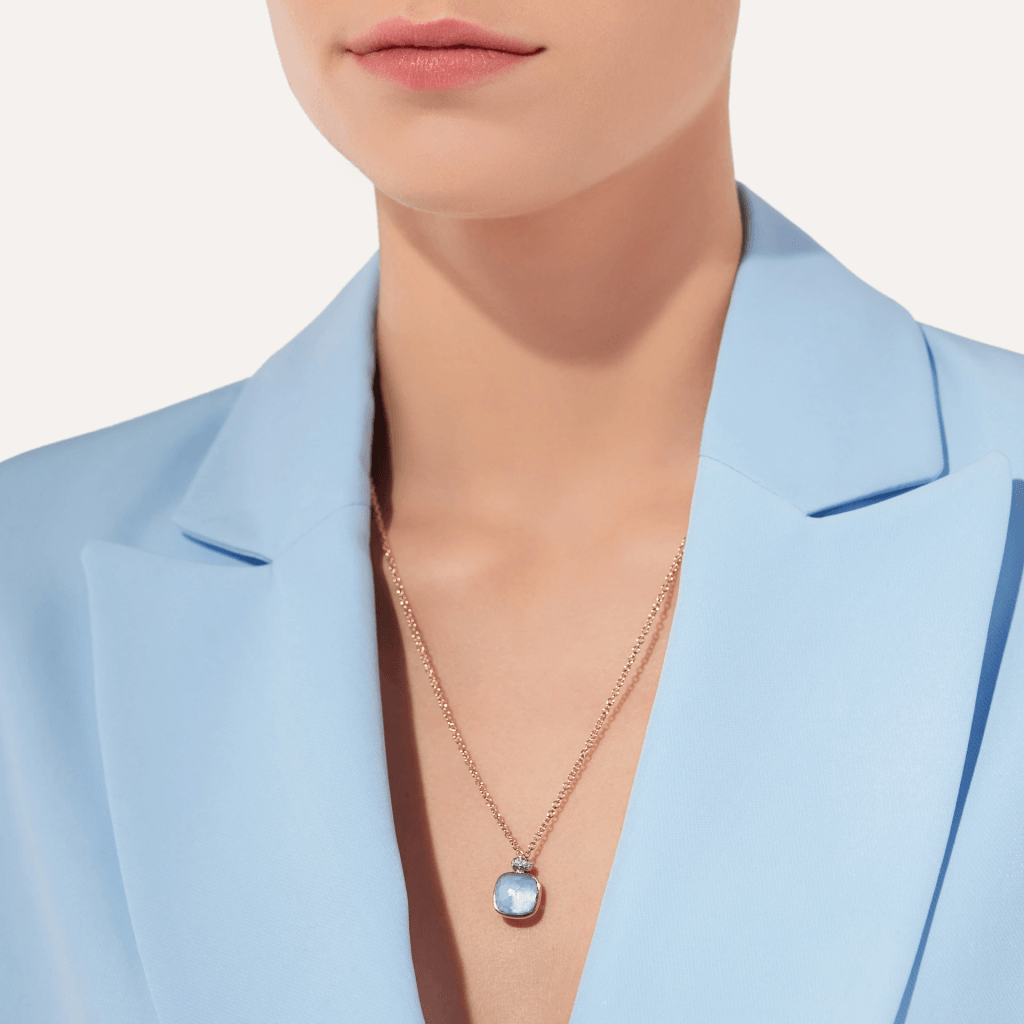 Pomellato Nudo collier roodgoud met diamant - PCC2022 O6WHR DB0OY - #4 Pomellato Nudo collier roodgoud met diamant - PCC2022 O6WHR DB0OY - #4