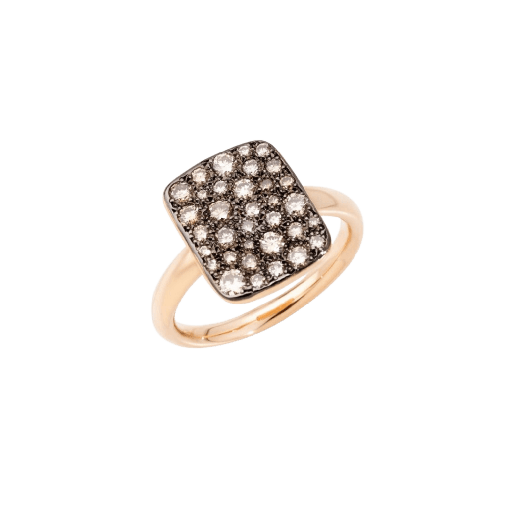 Pomellato Sabbia ring roodgoud met diamant - PAB9031 O7000 DBR00 - #1 Pomellato Sabbia ring roodgoud met diamant - PAB9031 O7000 DBR00 - #1
