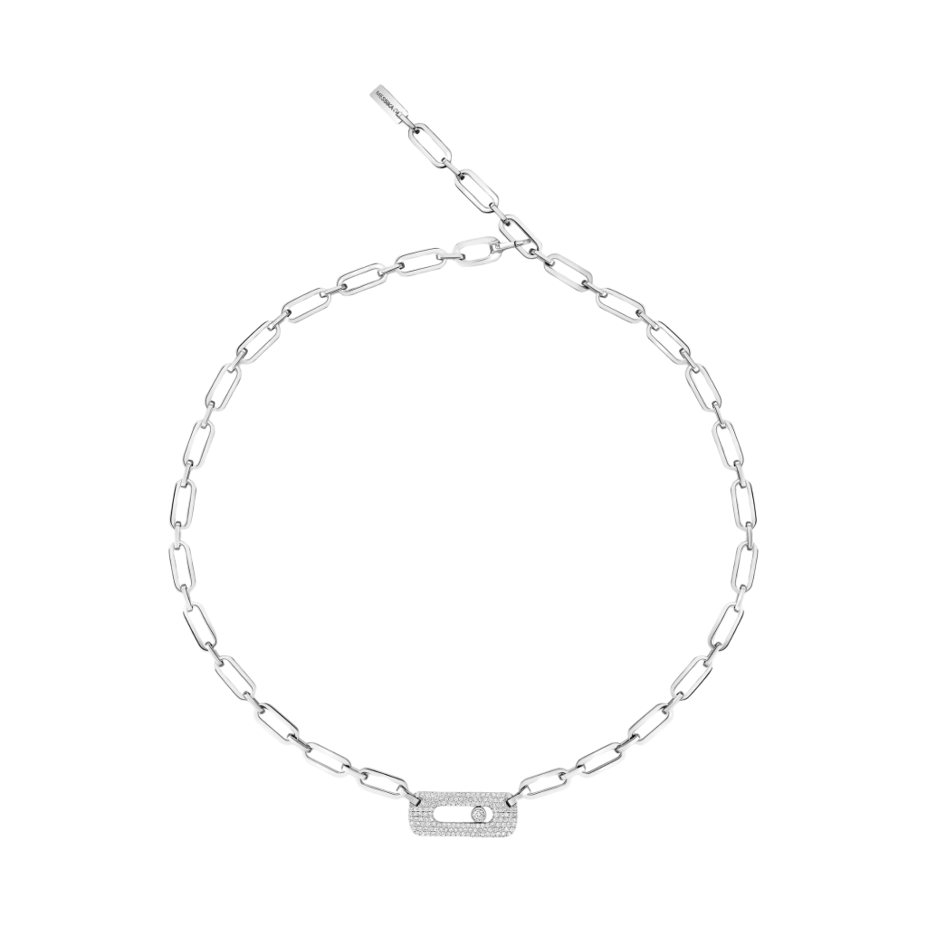 Messika Move Link collier witgoud met diamant - 12095-WG - #3 Messika Move Link collier witgoud met diamant - 12095-WG - #3