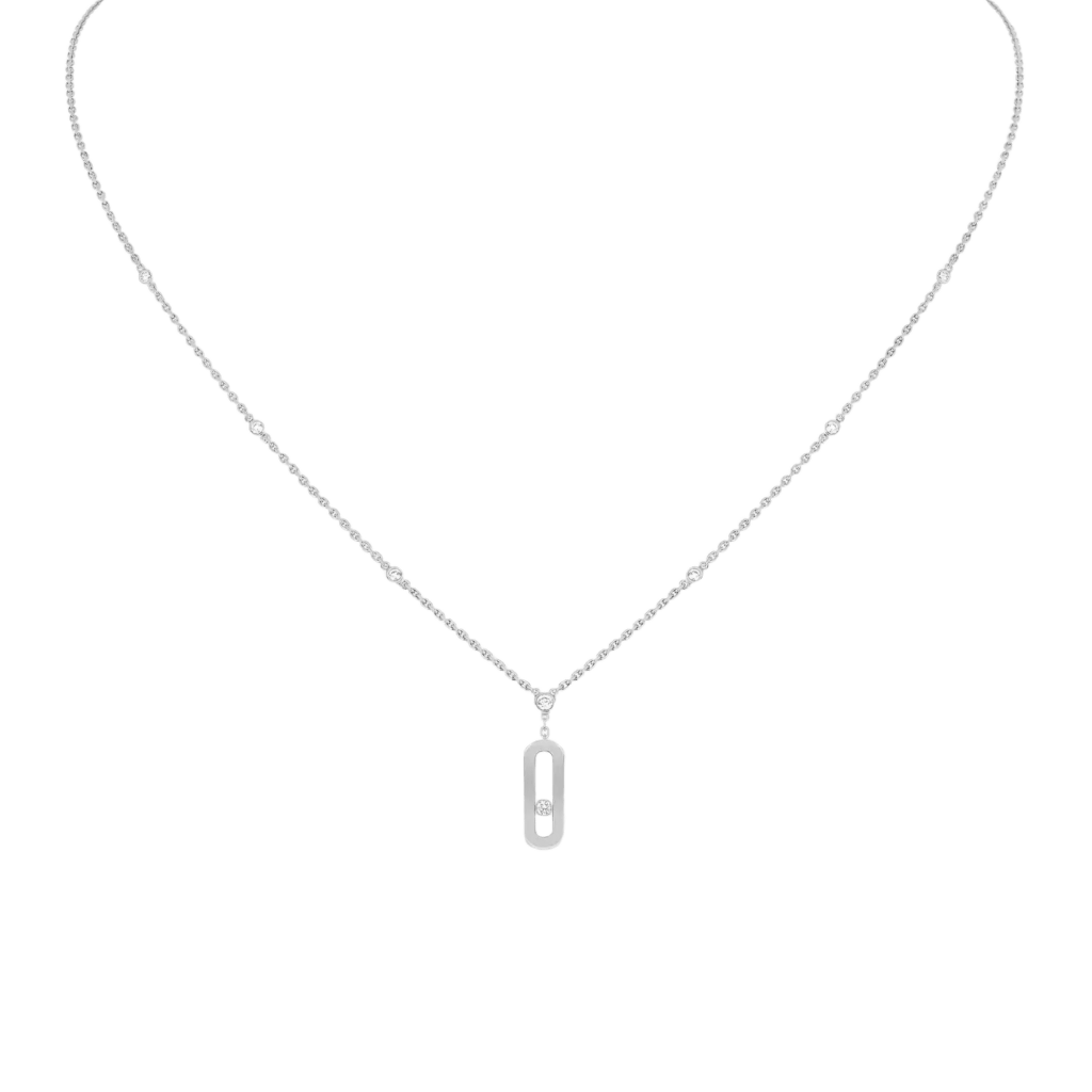 Messika Move Uno collier witgoud met diamant - 10111-WG - #2 Messika Move Uno collier witgoud met diamant - 10111-WG - #2