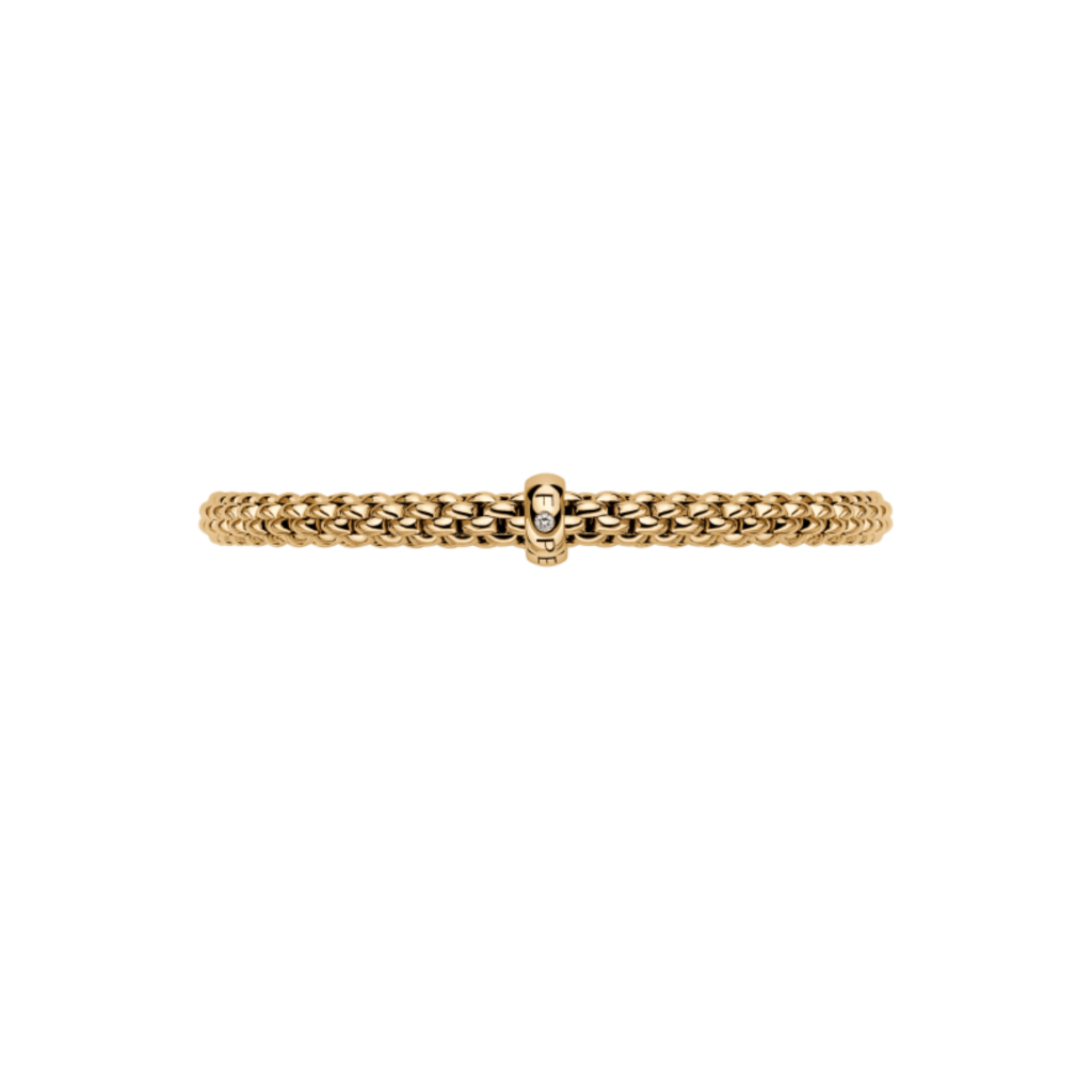 FOPE Solo armband geelgoud met diamant - 01M06BX_BB_G_XGX_00M - #2 FOPE Solo armband geelgoud met diamant - 01M06BX_BB_G_XGX_00M - #2