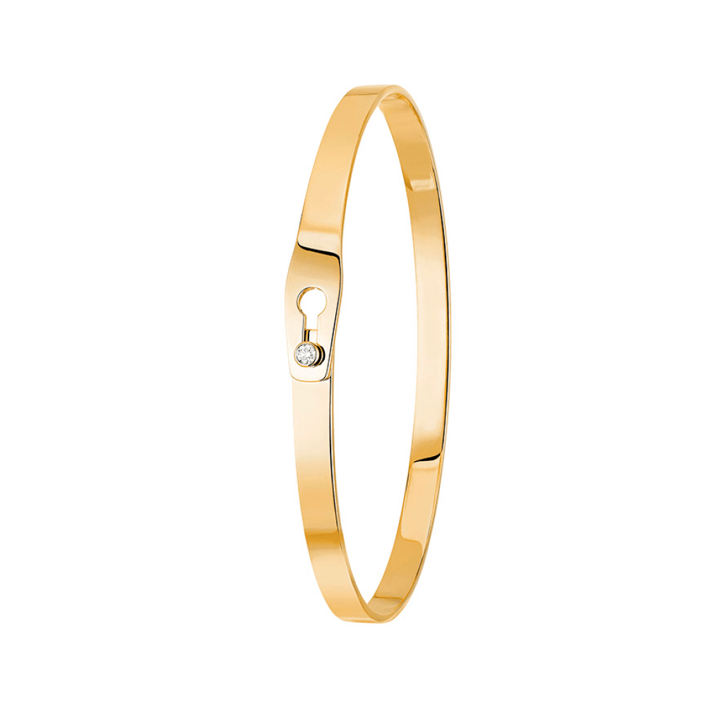dinh van Serrure armband geelgoud met diamant - 335201 - #4 dinh van Serrure armband geelgoud met diamant - 335201 - #4