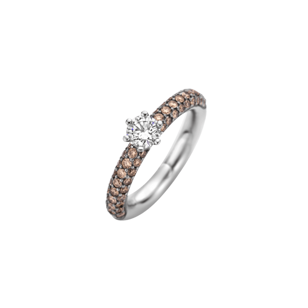 Schaap en Citroen Diamonds ring witgoud met diamant - #1 Schaap en Citroen Diamonds ring witgoud met diamant - #1