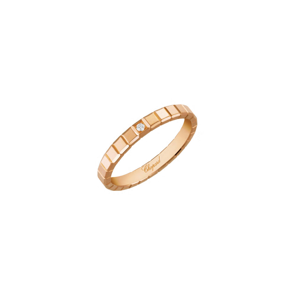 Chopard Ice Cube Mini ring roodgoud met diamant - 827702-5230 - #1 Chopard Ice Cube Mini ring roodgoud met diamant - 827702-5230 - #1