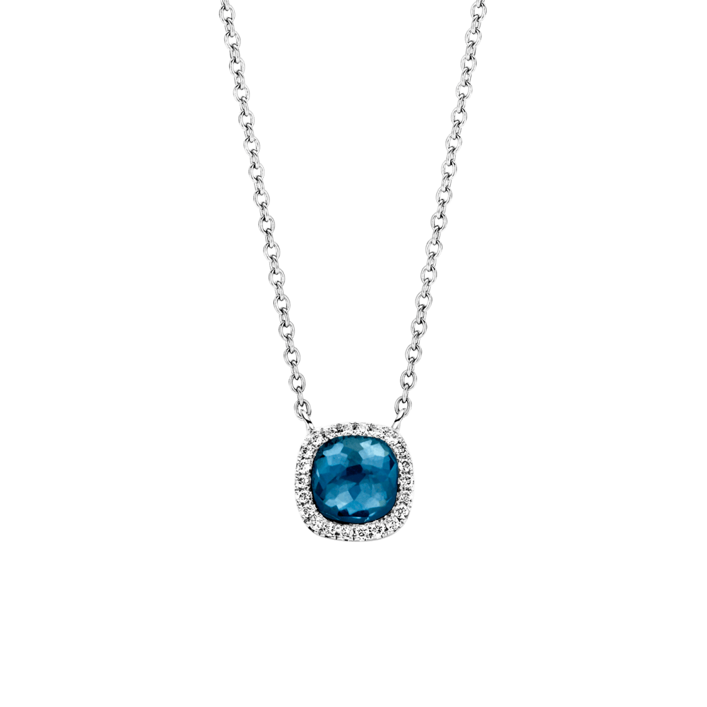 Tirisi Jewelry Milano Sweeties collier witgoud met diamant - TP9152LBTW - #1 Tirisi Jewelry Milano Sweeties collier witgoud met diamant - TP9152LBTW - #1