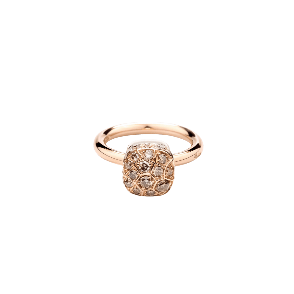 Pomellato Nudo Solitaire ring roodgoud met diamant - PAC2501 O6000 DBR00 - #2 Pomellato Nudo Solitaire ring roodgoud met diamant - PAC2501 O6000 DBR00 - #2