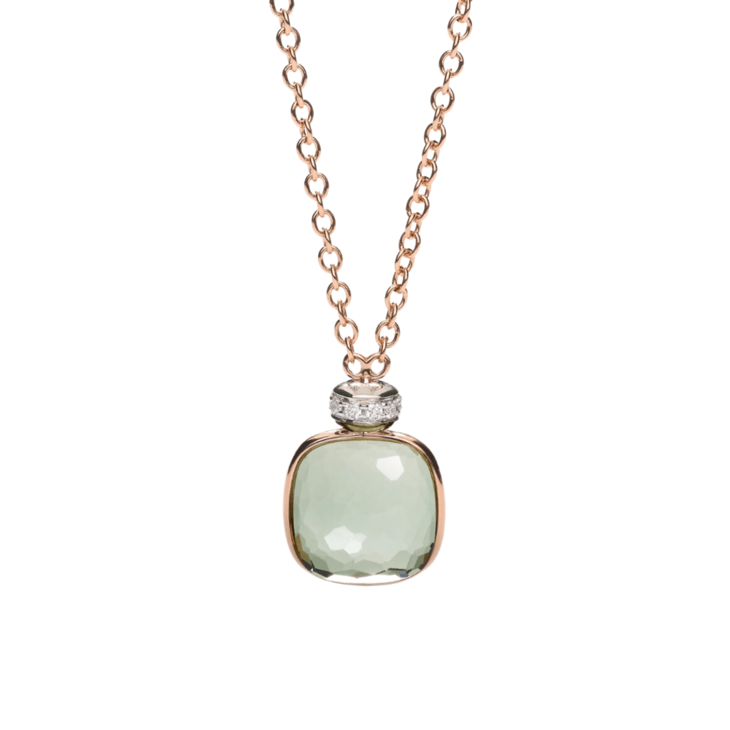 Pomellato Nudo collier roodgoud met diamant - PCC2022 O6WHR DB0PA - #1 Pomellato Nudo collier roodgoud met diamant - PCC2022 O6WHR DB0PA - #1